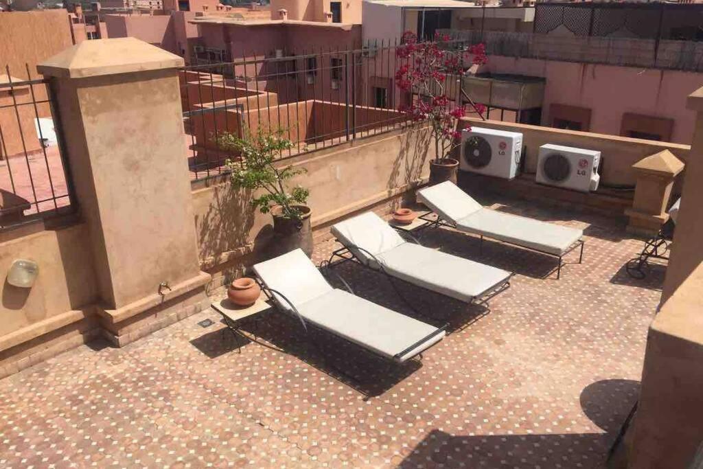 Appartement Tout Confort Avec Possibilite Transport Aeroport مراكش المظهر الخارجي الصورة
